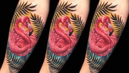 Co znamená tetování plameňáků a jaká jsou?
