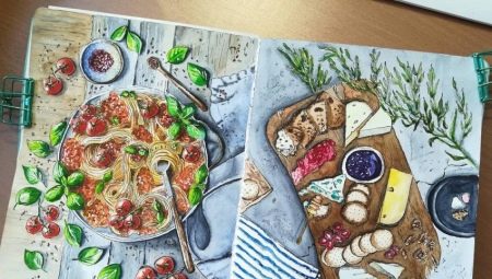 Какво е скициране на храна и какво можете да рисувате?