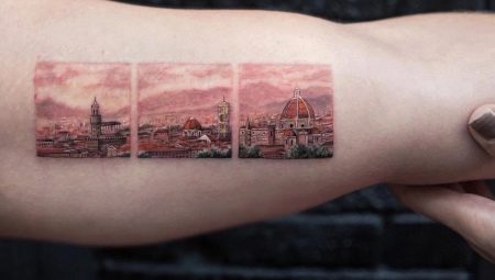 Sketches and meaning of the city tattoo