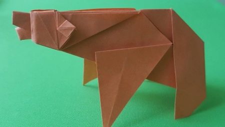 Bagaimana untuk melipat origami dalam bentuk beruang?