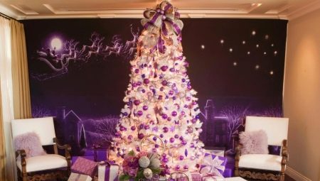 ¿Cómo decorar un árbol de Navidad blanco?