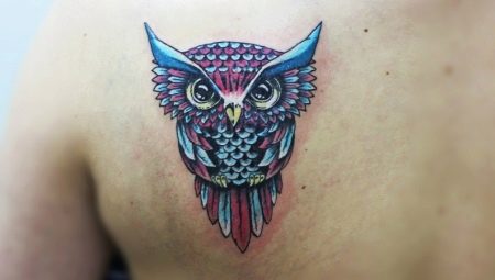 Co jsou tetování sovy pro dívky a kde je získat?