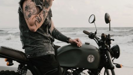 Descripción general y opciones para la ubicación del tatuaje para motociclistas.