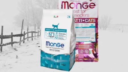 Características do alimento seco Monge para gatos e gatos