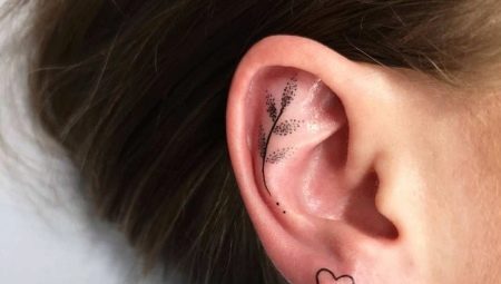 Характеристики на татуировка на ухото и идеи за нейното изпълнение
