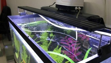 Akvariumo apšvietimas su LED prožektoriais