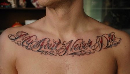 Různé fonty pro tetování