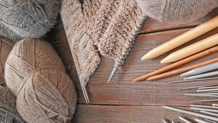 Variétés d'aiguilles à tricoter et leur choix