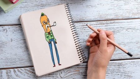 Disegnare persone in un album da disegno