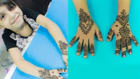 Henna-Zeichnungen für Kinder