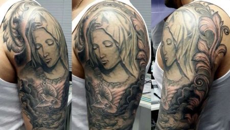 Tatouage Vierge Marie