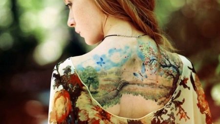 Tattoo depicting nature