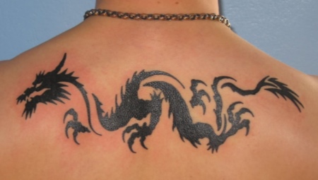 Tattoo with mythological creatures