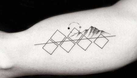 Tatuaj cu geometrie