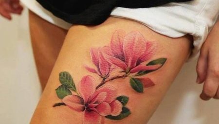 Tetování magnólie