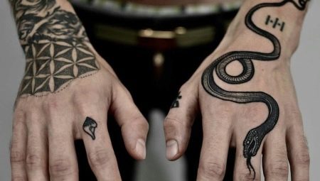 All about the tattoo on the back of the hand