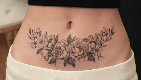 All about belly tattoos for girls