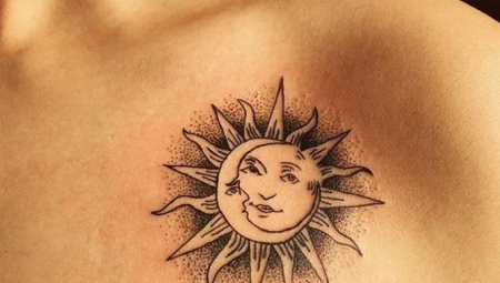 Mindent a nap és a hold tetoválásáról