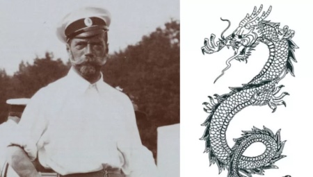 All about the tattoo of Nicholas II