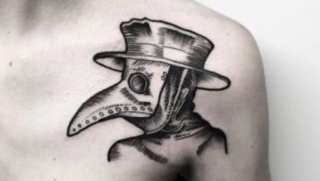 Значението и скиците на татуировката на чумния лекар