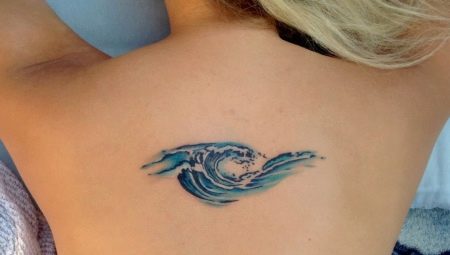 Signification et croquis d'un tatouage de vague