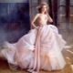Ballroom wedding dresses - napaka malambot na istilo para sa mga prinsesa
