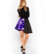 Asymmetric skirt - isang touch ng pagka-orihinal sa imahe