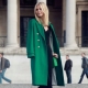 What can I wear with a green coat?
