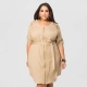 Linen dresses and sundresses for obese women