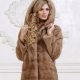 Cross-section mink coat