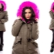 Parka with pink fur