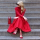 What shoes go with a red dress?