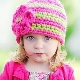 Pletené čepice pro dívky