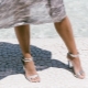 Stříbrné sandály