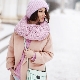 What can I wear with a pink scarf?