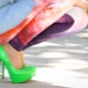 Šviesiai žalios spalvos batai