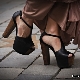 Shoes with thick heels and platform