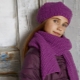 Pletená šála pro dívky