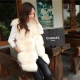 Fur coat-vest