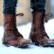 Women's boots with spikes