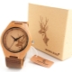 Wooden wrist watch
