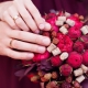 Marsala bridal bouquet