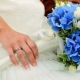 Blå bröllopsbukett: val, design och kombination med andra nyanser