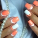 Ontwerpideeën voor oranje manicure