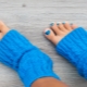 Ý tưởng cho hiện thân của một bộ móng chân với tông màu xanh lam