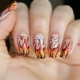 How to do a manicure with fire?
