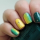 Najlepsze pomysły na żółto-zielony manicure