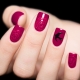 Raspberry-manicure: kenmerken en ontwerpopties