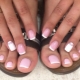 Manicure and pedicure in one style