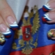 Manicure dengan bendera Rusia - idea reka bentuk untuk patriot sejati